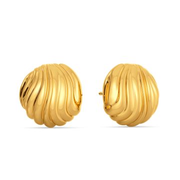 Globe Glam Gold Earrings
