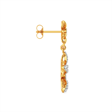 Feeling Floral and Fabulous Diamond Earrings