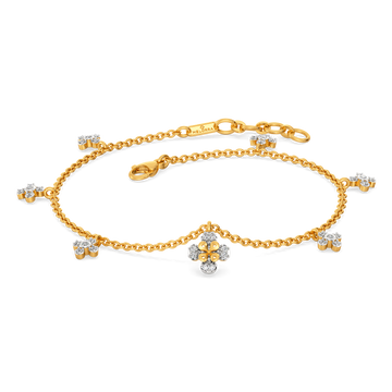 Wearing My Florals Diamond Bracelets
