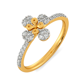 Wearing My Florals Diamond Rings