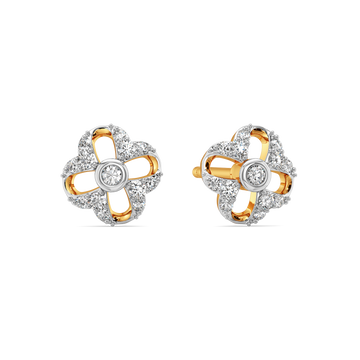 Floral Dreams Diamond Earrings
