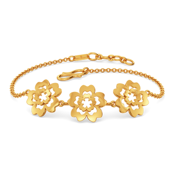 Floral Vibes Gold Bracelets