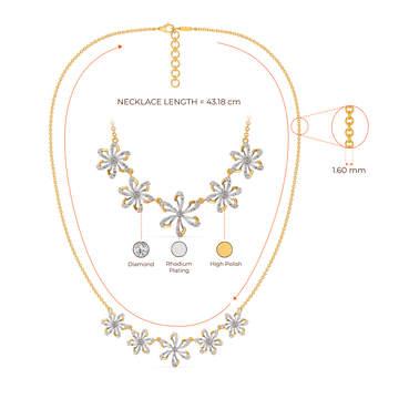 Make My Heart Blossom Diamond Necklaces