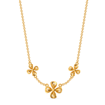 Golden Bloom Gold Necklaces