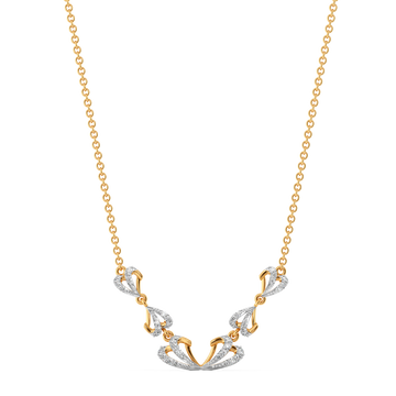Floral Paradise Diamond Necklaces