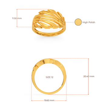 So Very Extra Gold Rings