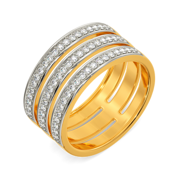 Women's 14k Real Yellow Gold Leaf Engraved Wedding Band Ring – NORM JEWELS