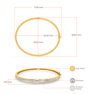 Extra Dramatic Diamond Bangles