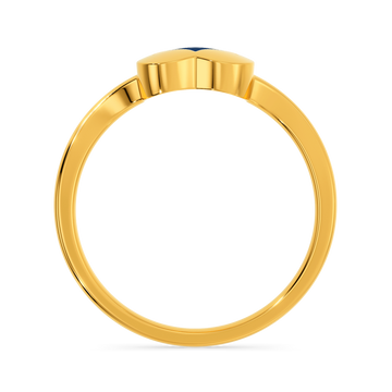 Dynamic Hearts Gold Rings