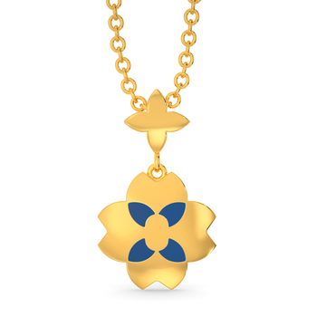 Denim Crush Gold Pendants