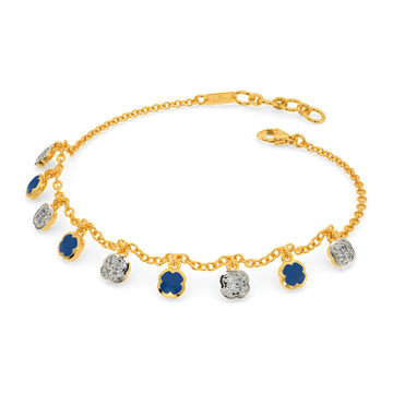 Dipped In Denim Diamond Bracelets
