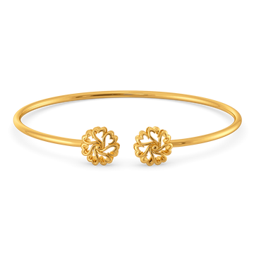 Party Florals Gold Bangles