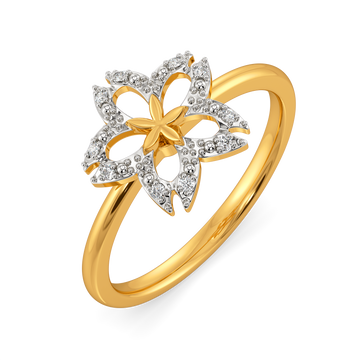 One Bloom Diamond Rings