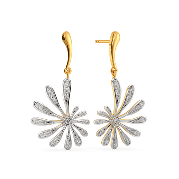 Powerful Flora Diamond Earrings