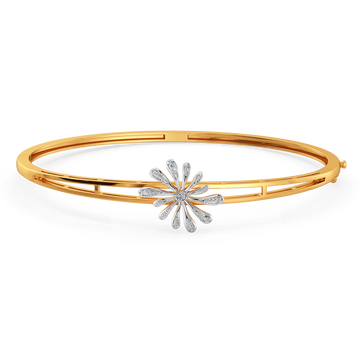 Powerful Flora Diamond Bangles