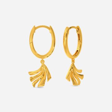 Sea Fairy Gold Earrings