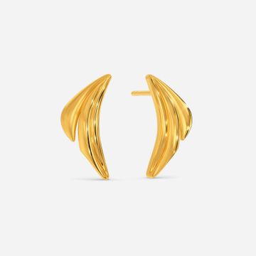 Whirlwind Gold Earrings