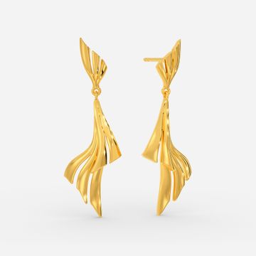 Sea Temptress Gold Earrings