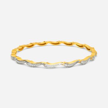 Aqua Fins Diamond Bangles