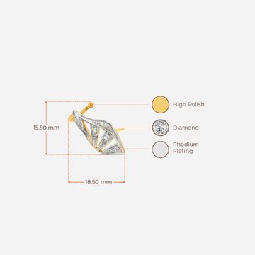 Oceanid Diamond Earrings