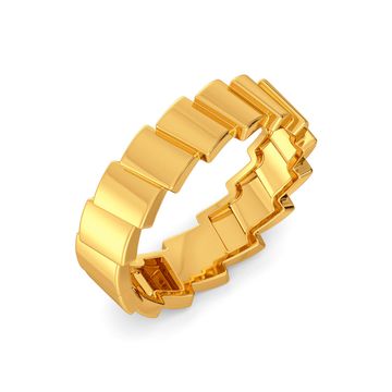 Domino Effect Gold Rings