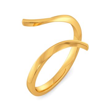 Extra Edgy Gold Rings