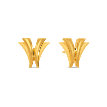 Being Iconic Gold Earrings