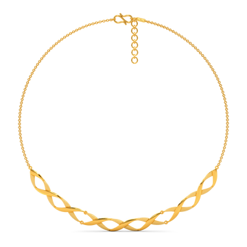Stellar Ensemble  Gold Necklaces