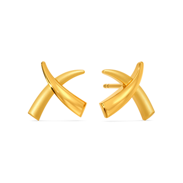 Stellar Ensemble  Gold Earrings