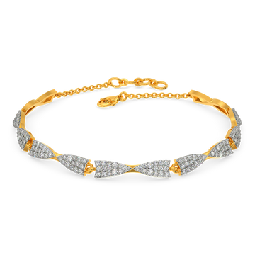 Edge O Clock Diamond Bracelets