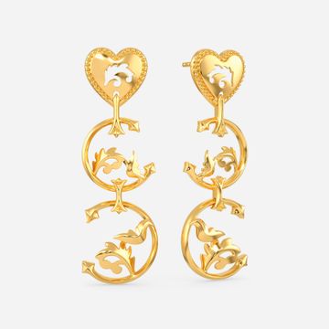 A Dream Come True Gold Earrings