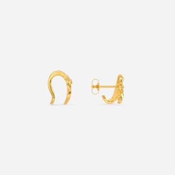 Princess Charming Gold Earrings