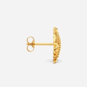 Magic Crystal Gold Earrings