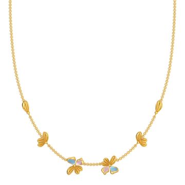 La Flor Gold Necklaces