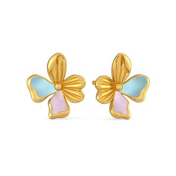 La Flor Gold Earrings