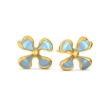 Flor Bonica Gold Earrings