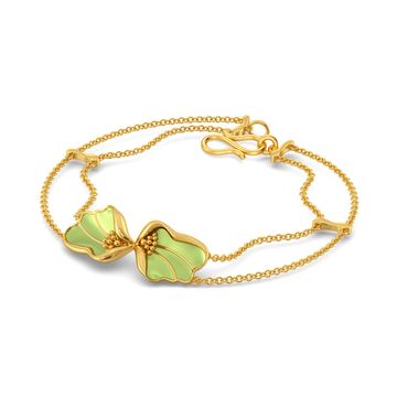Flax Petale Gold Bracelets