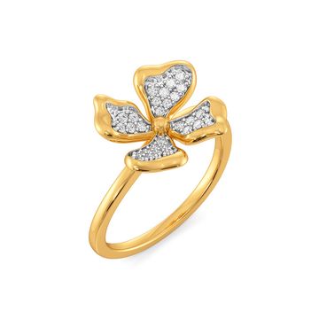Floral Flutter Diamond Rings
