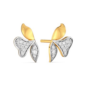 Day Flower Diamond Earrings