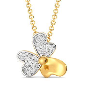 Pretty Peonies Diamond Pendants