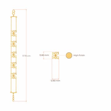 Blossom Bash Gold Bracelets