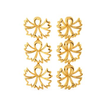 Blossom Bash Gold Earrings