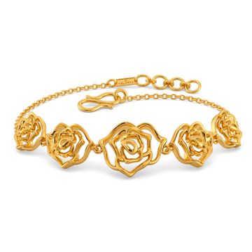 Rosy Radiance Gold Bracelets