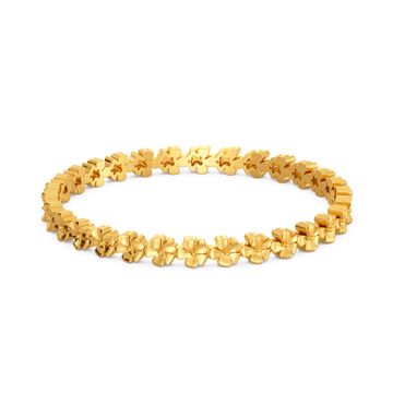 Fresh As a Daisy Gold Bangles