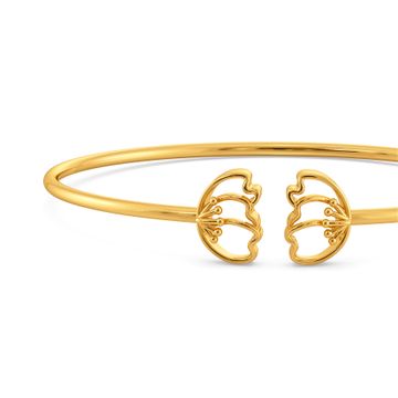 Twinkle O Tulip Gold Bangles