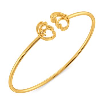 Twinkle O Tulip Gold Bangles