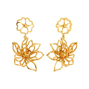 Daisy Dappers Gold Earrings