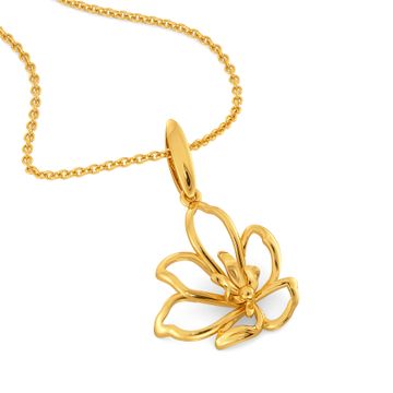 Ode to Orchid Gold Pendants