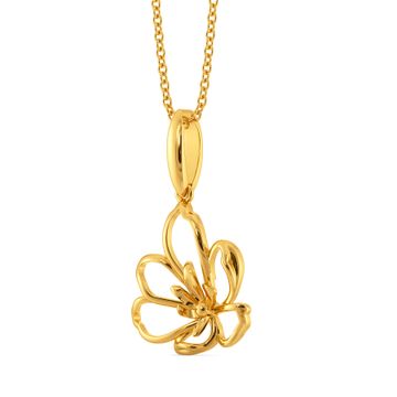 Ode to Orchid Gold Pendants