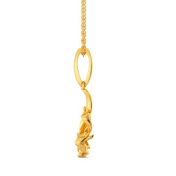 Ode to Orchid Gold Pendants